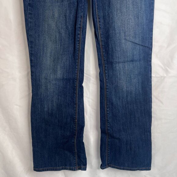 Levis 526 Slender Boot Cut Denim Jeans Dark Wash Size 4 Short Basic Casual - Picture 5 of 10